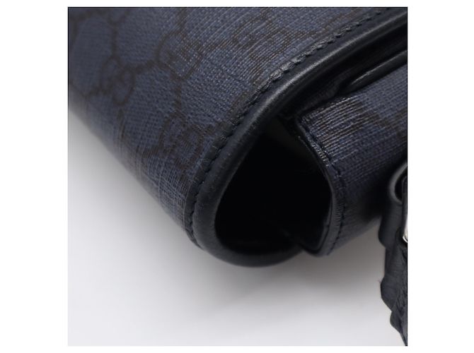 Borsa a tracolla GUCCI GG Supreme Ophidia Nero - vista 12