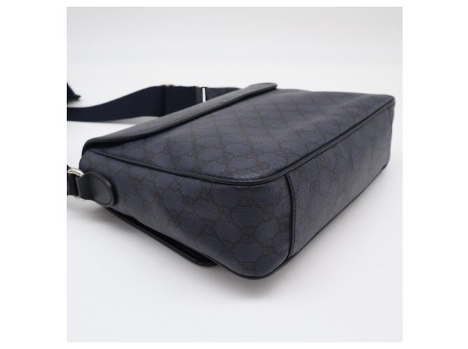 Borsa a tracolla GUCCI GG Supreme Ophidia Nero - vista 6