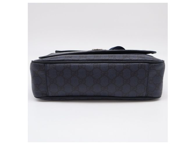 Borsa a tracolla GUCCI GG Supreme Ophidia Nero - vista 7
