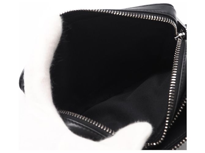 Pochette Messenger Christian Dior CD Diamond Marrone Nero - vista 11