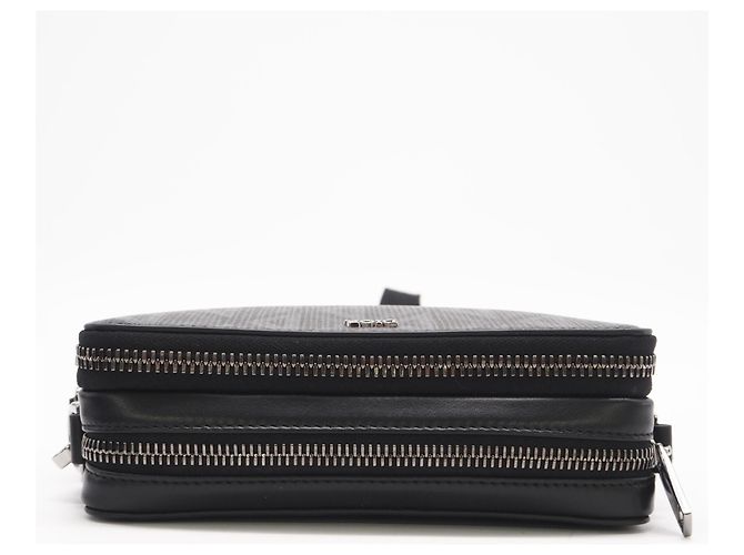 Pochette Messenger Christian Dior CD Diamond Marrone Nero - vista 7