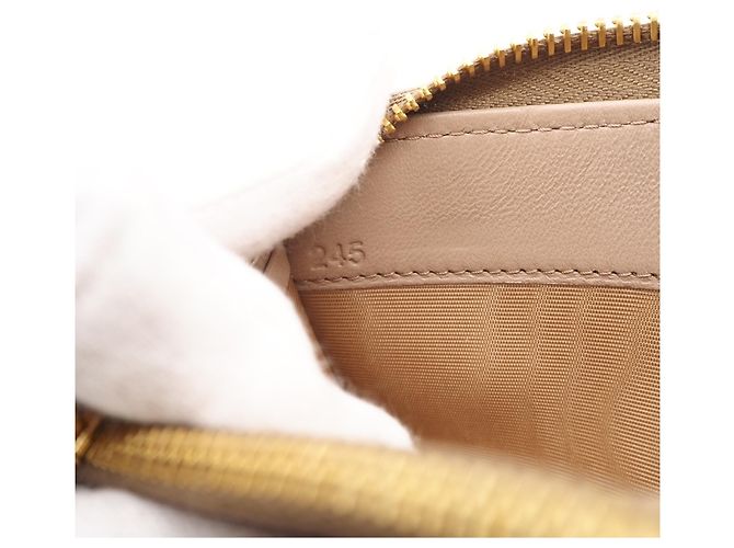 Cartera larga Miu Miu Matelassé Pink Beige - vista 14