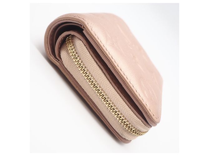 Louis Vuitton Monogramm-Prägung Portefeuille Lou Wallet Beige - Ansicht 6