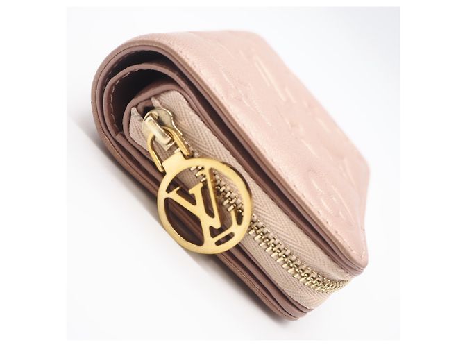 Louis Vuitton Monogramm-Prägung Portefeuille Lou Wallet Beige - Ansicht 7