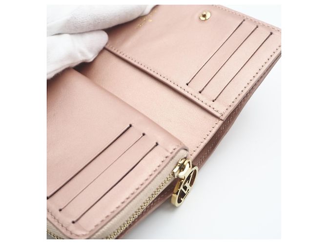 Louis Vuitton Monogramm-Prägung Portefeuille Lou Wallet Beige - Ansicht 9