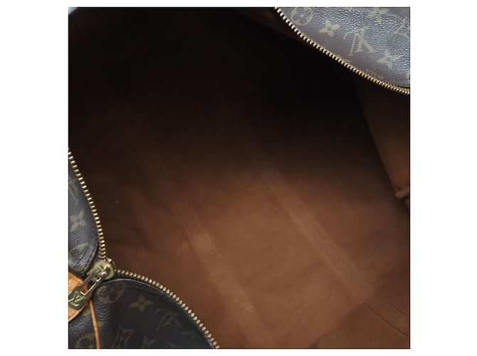 Borsa Boston Louis Vuitton Monogram Keepall 50 Marrone - vista 13