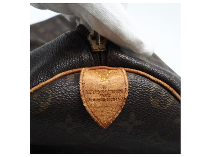 Borsa Boston Louis Vuitton Monogram Keepall 50 Marrone - vista 14