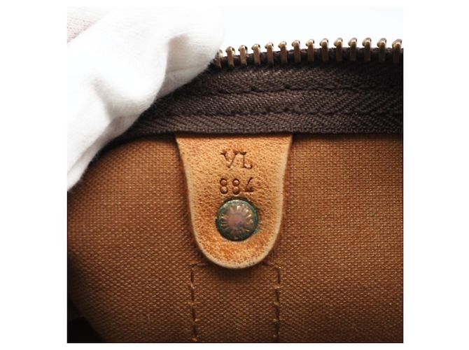 Borsa Boston Louis Vuitton Monogram Keepall 50 Marrone - vista 15