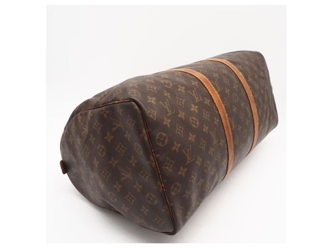 Borsa Boston Louis Vuitton Monogram Keepall 50 Marrone - vista 5