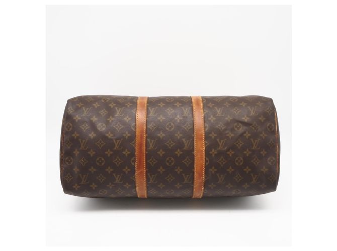 Borsa Boston Louis Vuitton Monogram Keepall 50 Marrone - vista 6