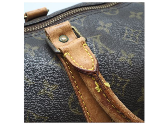Borsa Boston Louis Vuitton Monogram Keepall 50 Marrone - vista 8