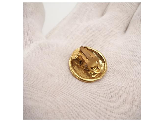 Orecchini Coco Mark Gold Clip CHANEL D'oro - vista 5