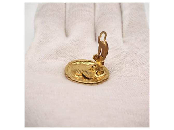 Orecchini Coco Mark Gold Clip CHANEL D'oro - vista 6