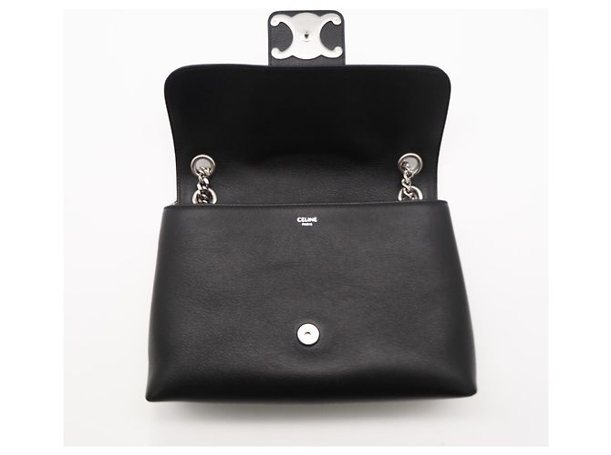 Céline Borsa a tracolla Victoire Medium in pelle di vitello Celine Nero - vista 11