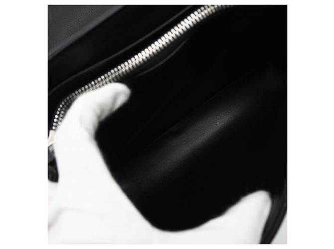 Céline Borsa a tracolla Victoire Medium in pelle di vitello Celine Nero - vista 13