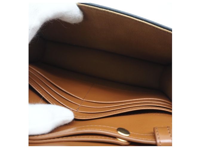 Triomphe Céline Bolso de Hombro Celine Margo Castaño Beige - vista 12