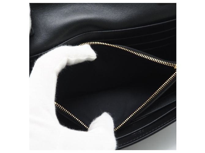 Borsa a tracolla FENDI FF Diamond Chain Wallet Nero - vista 11