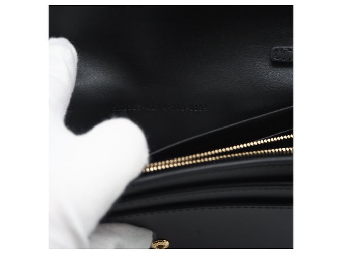 Borsa a tracolla FENDI FF Diamond Chain Wallet Nero - vista 13