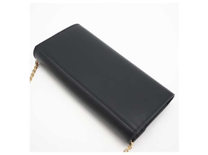 Borsa a tracolla FENDI FF Diamond Chain Wallet Nero - vista 2