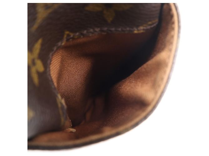 Borsa a tracolla Louis Vuitton Monogram Pochette Gange Marrone - vista 16