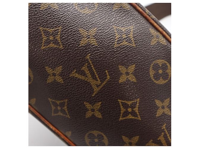 Borsa a tracolla Louis Vuitton Monogram Pochette Gange Marrone - vista 3