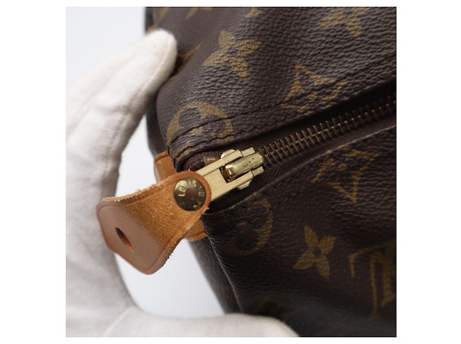 Borsa Louis Vuitton Monogram Speedy 35 Marrone - vista 11