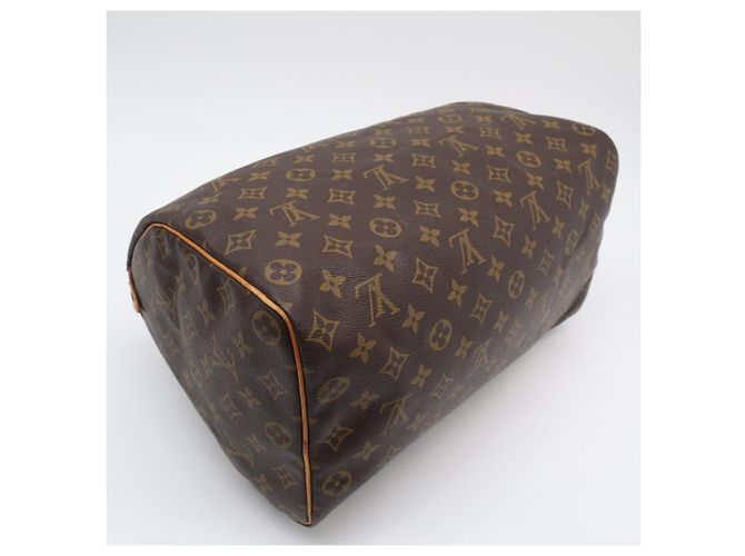 Borsa Louis Vuitton Monogram Speedy 35 Marrone - vista 5