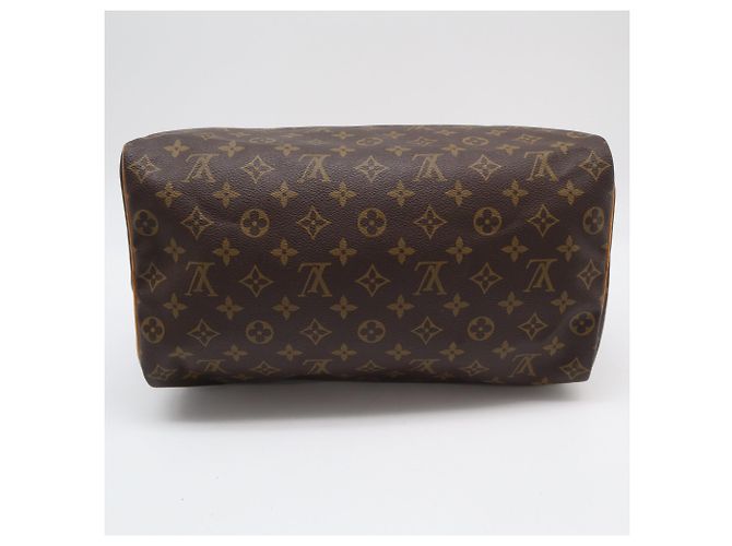 Borsa Louis Vuitton Monogram Speedy 35 Marrone - vista 6