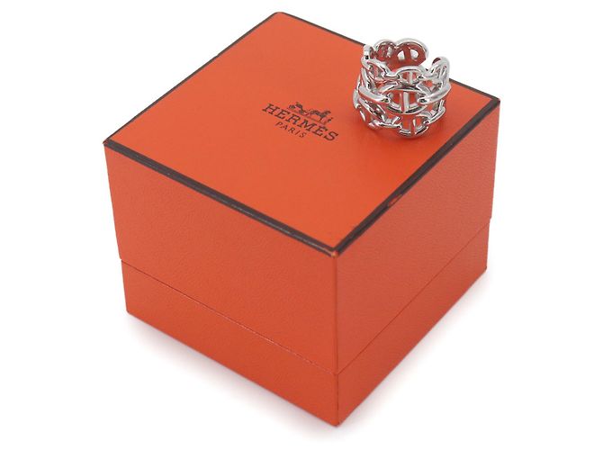 Hermès Hermes Chaine d'Ancre Enchainee GM #49 Ring Silber - Ansicht 2