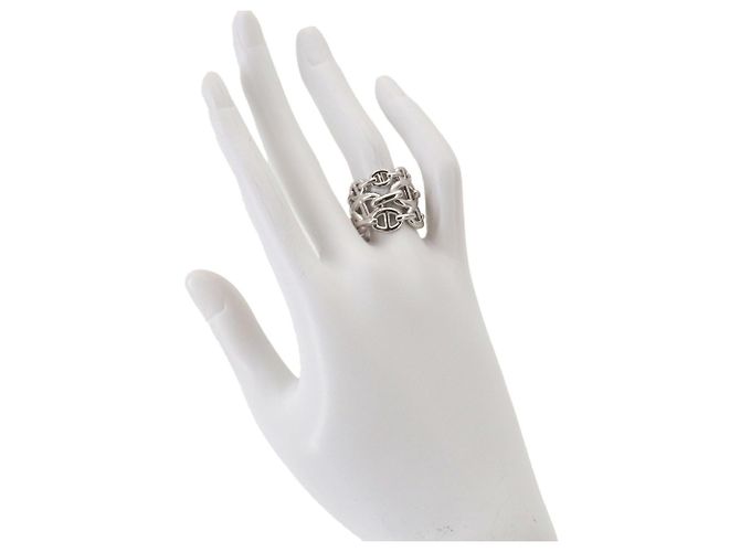 Hermès Hermes Chaine d'Ancre Enchainee GM #49 Ring Silber - Ansicht 6