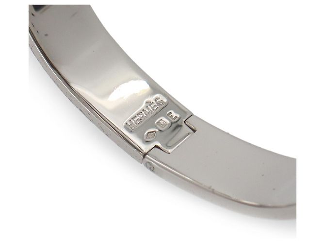 Pulseira Clic H PM Hermès em roxo e prata - vista 5