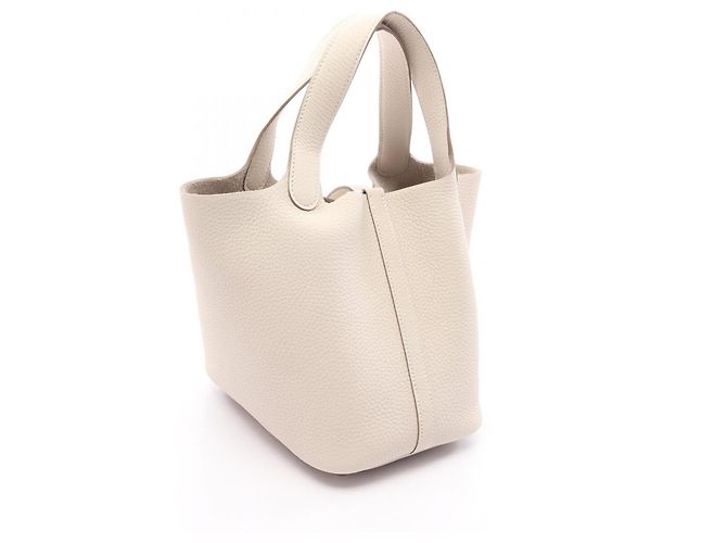 Hermès Hermes Picotin Lock PM Handtasche Weiß - Ansicht 2