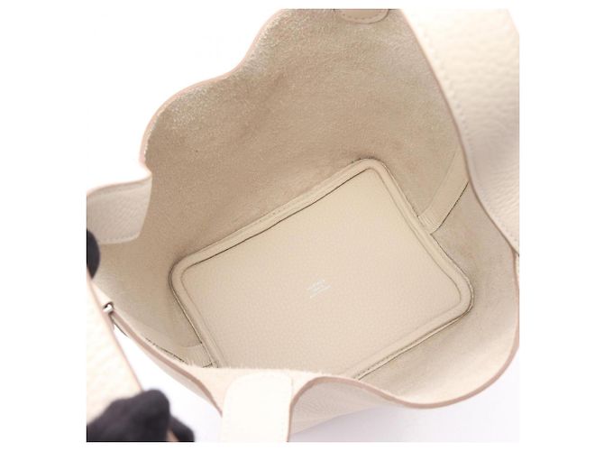 Hermès Hermes Picotin Lock PM Handtasche Weiß - Ansicht 3
