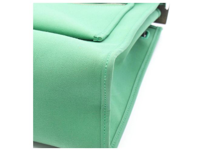 Hermès Borsa 2-Way Hermes Herbag Zip PM Nero Verde - vista 11