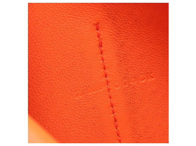 Hermès Dogon Compact Bi-fold Wallet Capucines Orange - Ansicht 5
