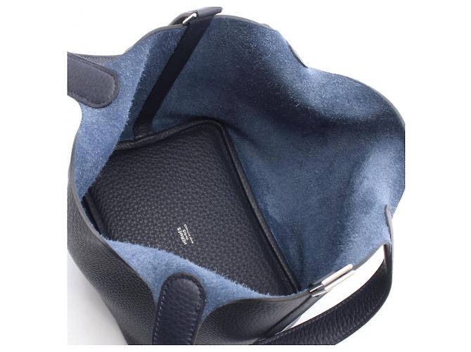Hermès Hermes Picotin Lock PM Handtasche Blau Marineblau - Ansicht 3