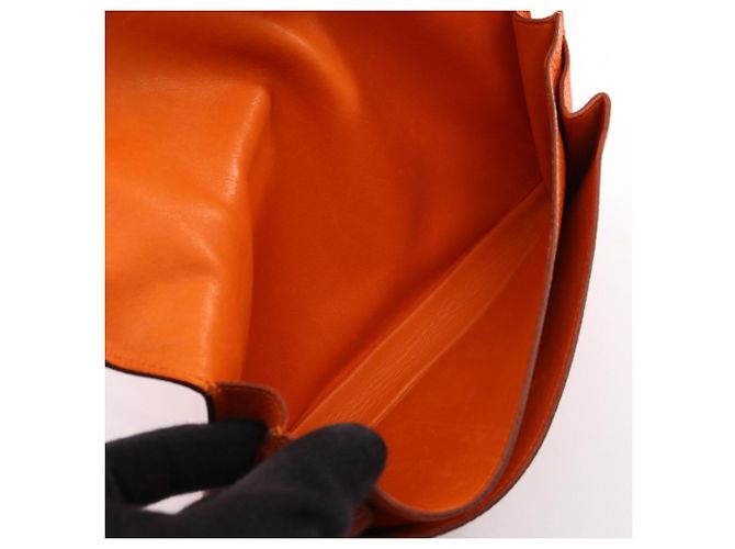 Pochette Hermès Dogon Arancione a Vita - vista 3