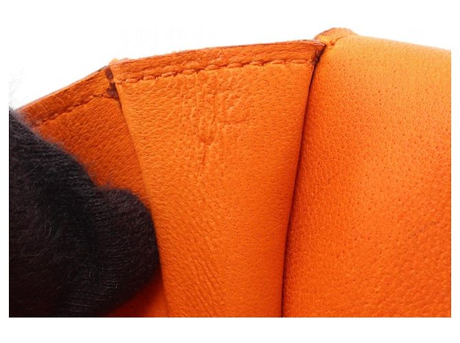 Pochette Hermès Dogon Arancione a Vita - vista 5