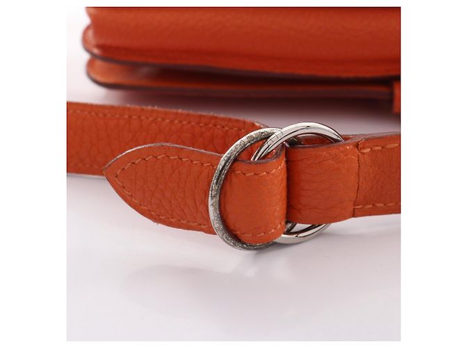 Pochette Hermès Dogon Arancione a Vita - vista 6