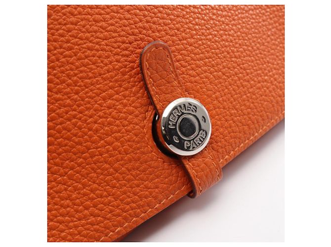 Pochette Hermès Dogon Arancione a Vita - vista 8