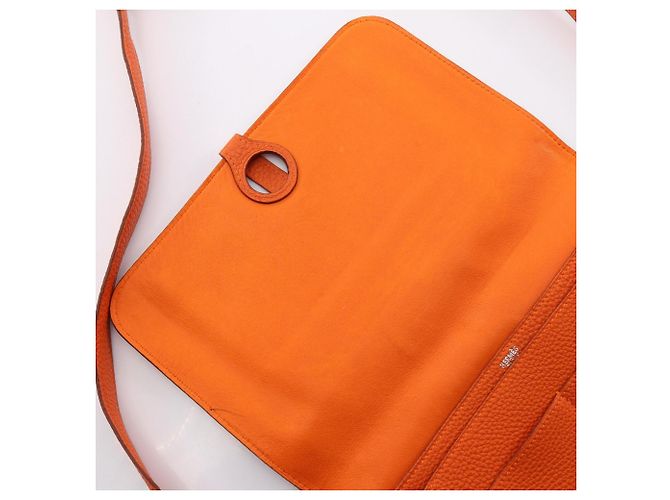Pochette Hermès Dogon Arancione a Vita - vista 9