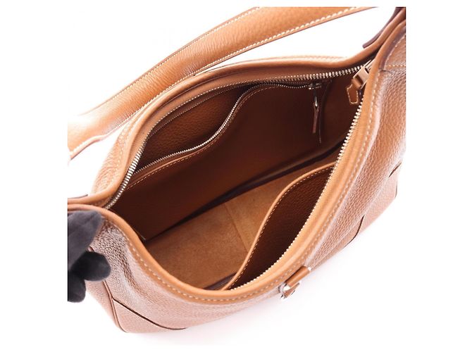 Hermès Borsa a tracolla Hermes Trim 31 Marrone D'oro - vista 3