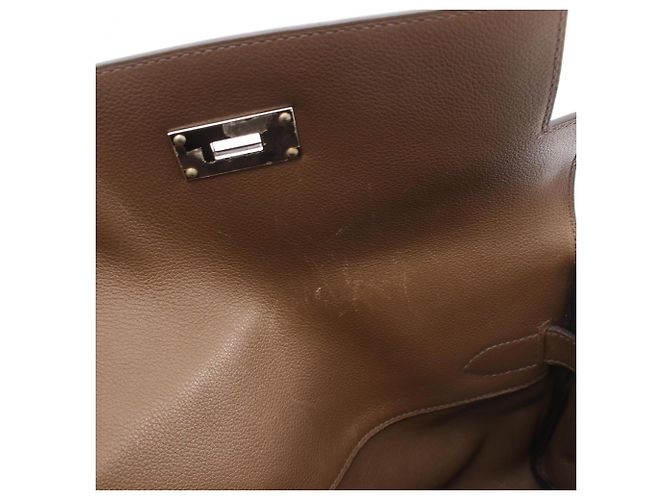 Hermès Borsa a Spalla Hermes Kelly Messenger PM Marrone - vista 12
