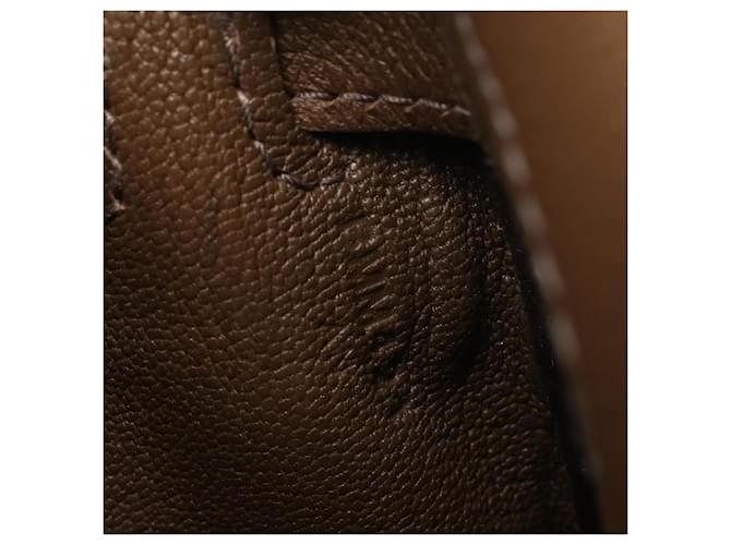 Hermès Borsa a Spalla Hermes Kelly Messenger PM Marrone - vista 5