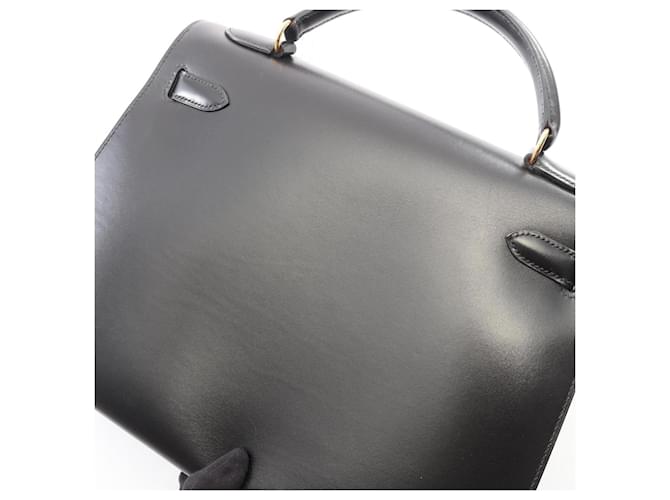 Hermès Borsa Hermes Kelly 32 Nero - vista 11