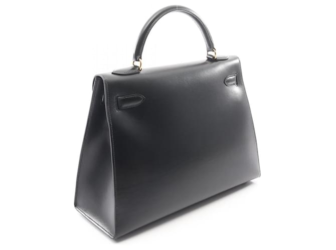 Hermès Borsa Hermes Kelly 32 Nero - vista 2