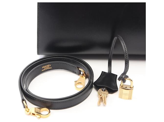 Hermès Borsa Hermes Kelly 32 Nero - vista 6