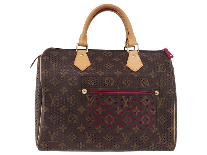 LOUIS VUITTON Borsa Monogram Perfo Speedy 30 M95180 LV Auth BA13727SAV Monogramma - vista 13