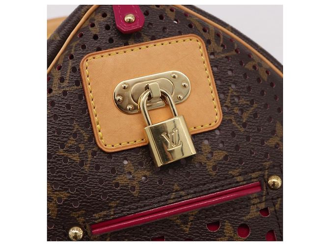 LOUIS VUITTON Borsa Monogram Perfo Speedy 30 M95180 LV Auth BA13727SAV Monogramma - vista 18