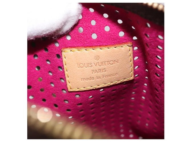 LOUIS VUITTON Borsa Monogram Perfo Speedy 30 M95180 LV Auth BA13727SAV Monogramma - vista 22